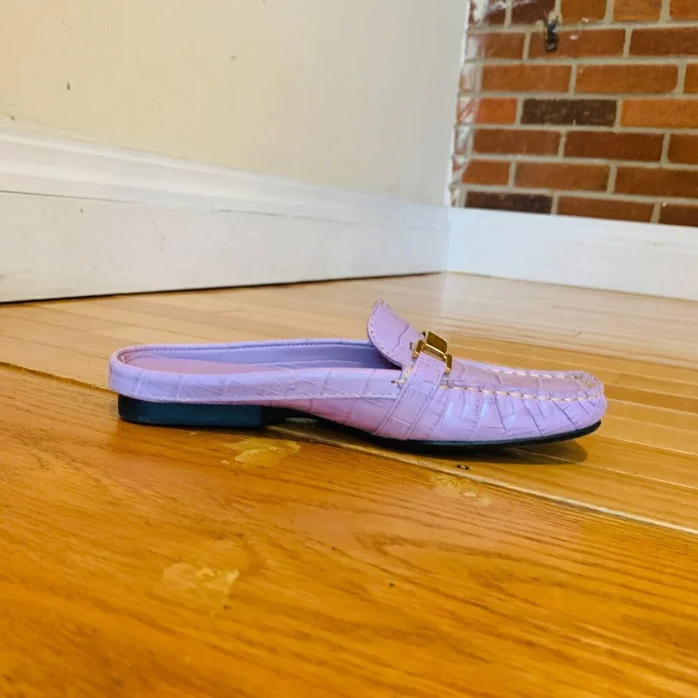 Ralph Lauren Women's Carlene Mules Slides Size 6 B - Picture 3 of 16